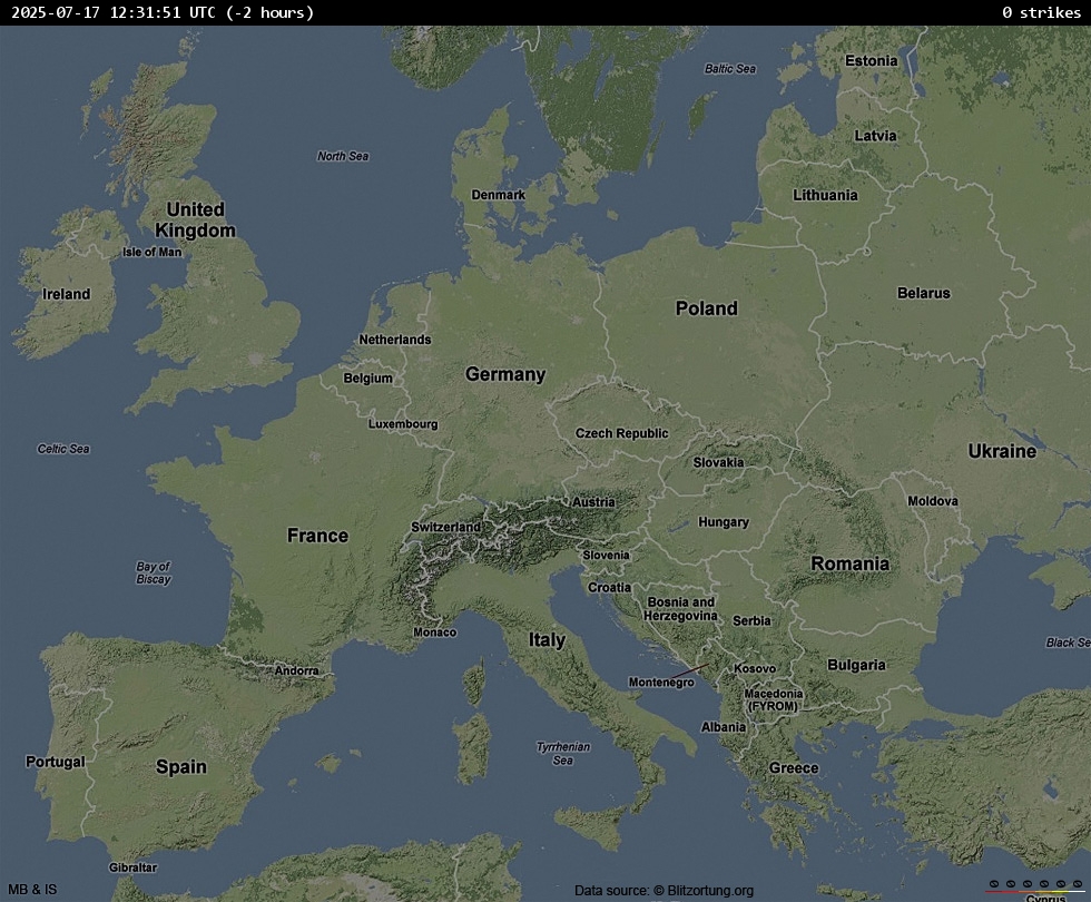 Lightning map